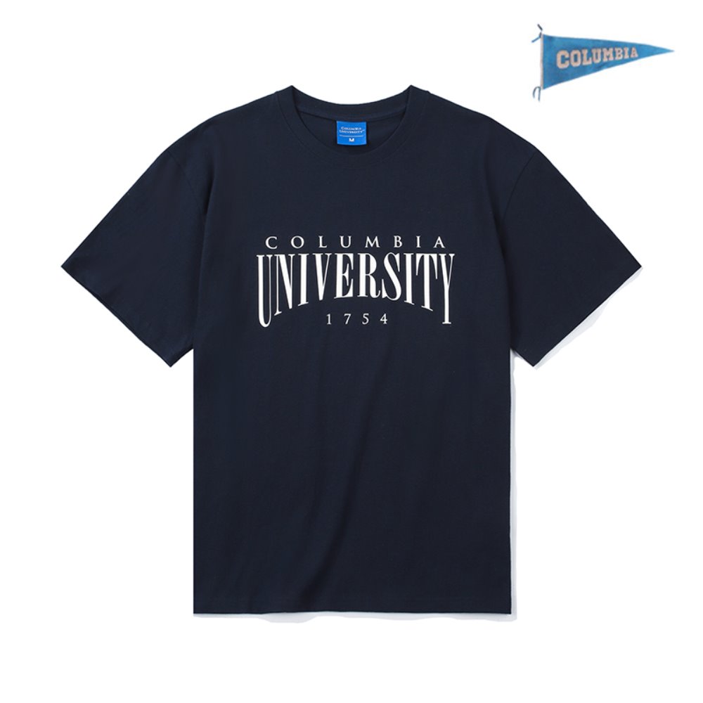 [컬럼비아 유니버시티] 유니버시티 1754 티셔츠 네이비