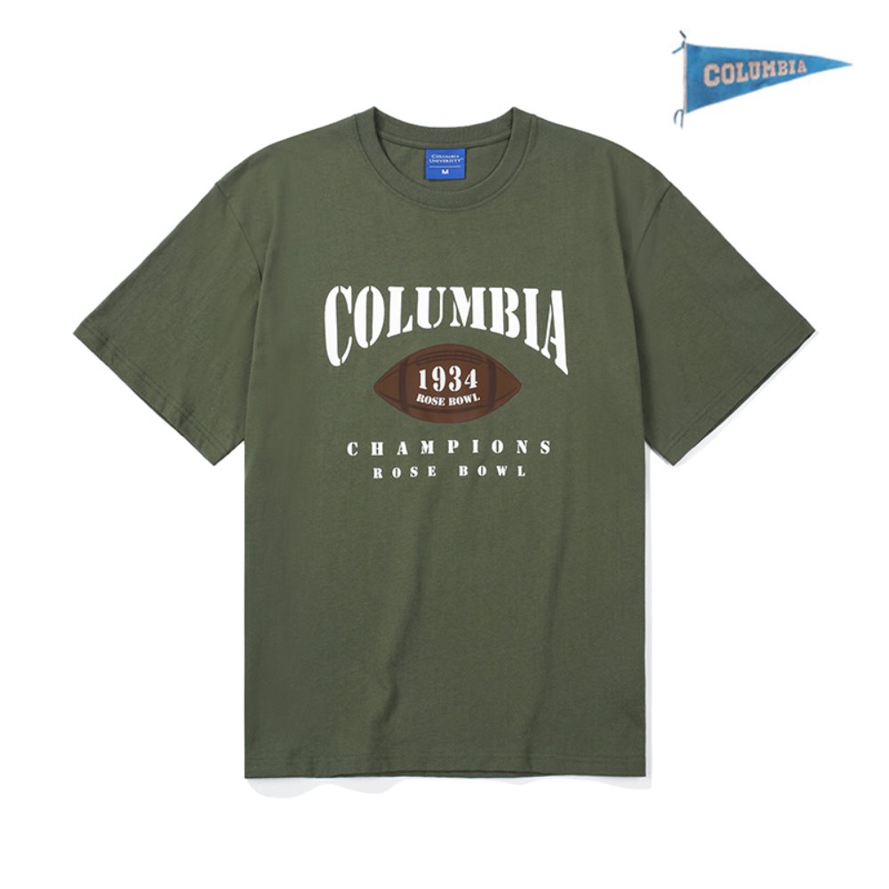 [컬럼비아 유니버시티] 로즈볼 챔피언스 티셔츠 카키