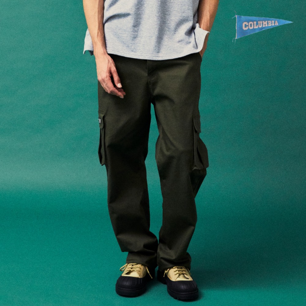 NYC LABEL CP MULTI POCKET LOOSE FIT PANTS 다크카키