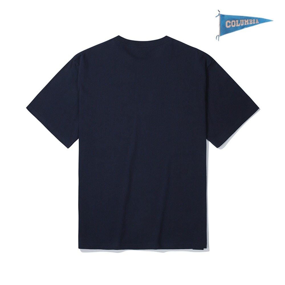 [컬럼비아 유니버시티] 60S 컬럼비아 플래그 반팔 티셔츠 네이비
