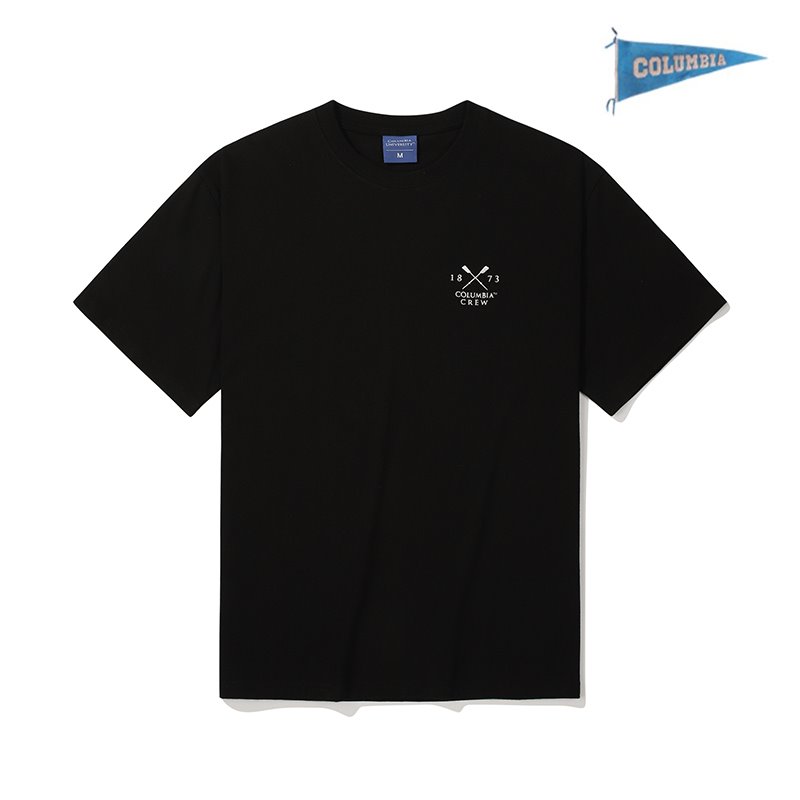 [컬럼비아 유니버시티] 1873 크루 클럽 반팔 티셔츠 블랙