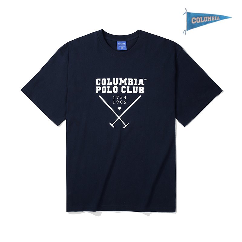 [컬럼비아 유니버시티] 폴로클럽 티셔츠 네이비