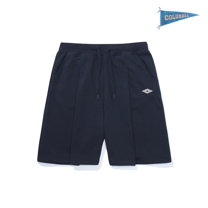 1754 CROWN WIDE FIT PINTUCK SHORTS PANTS 크라운네이비