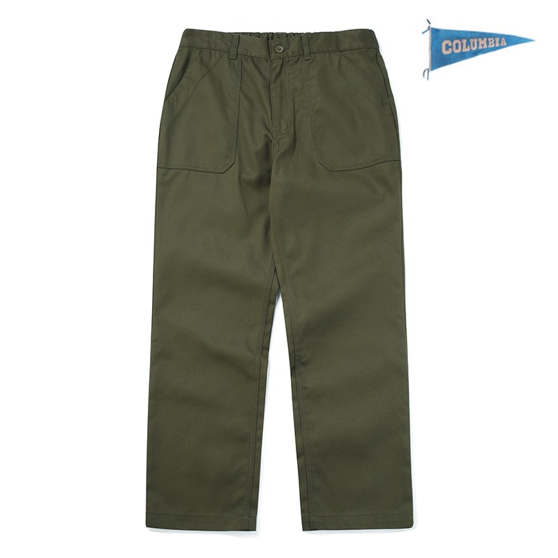 NYC LABEL CP REGULAR FIT FATIGUE PANTS 다크카키